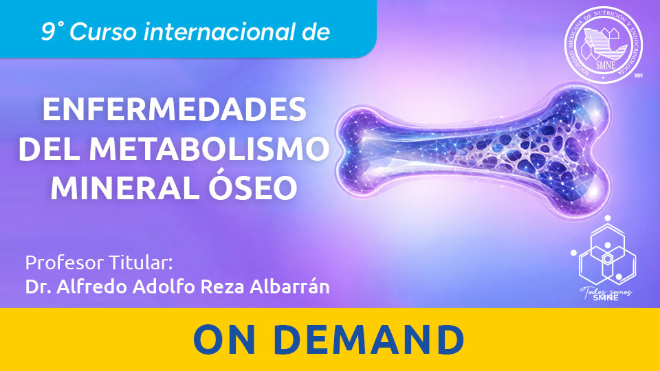 9° Curso Internacional de Enfermedades del Metabolismo Mineral On Demand de la SMNE